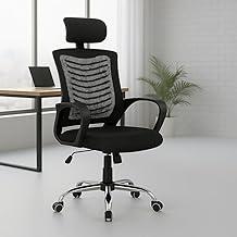 Cadeira De Escritório Ergonômica Presidente Com Encosto Preto Malha Ventilada Mesh Confortável