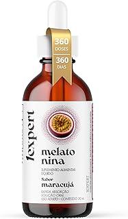 Melatonina Líquida 30 ml Sabor Maracujá — Suplemento Alimentar para Adultos (19+), Conta-Gotas Prático, Rótulo Transparente, Qualidade Premium 1EXPERT®