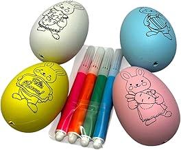 Kit Brincadeira para Páscoa Colorir 8 Ovos + 8 Canetinhas