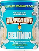 Pasta de Amendoim DR. Peanut Beijinho 600g - Whey Protein, Zero Açúcar e Sem Lactose