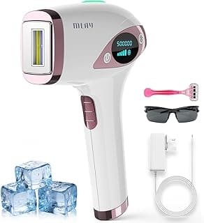 Depilador a Laser IPL MLAY T4 com Resfriamento, Aprovado pela ANVISA, Luz Pulsada para Uso Doméstico, Redução Visível de Pelos com Uso Contínuo, Unissex, para Rosto, Axilas e Corpo, Bivolt com 30.85% de desconto por R$ 759,99 na amazon