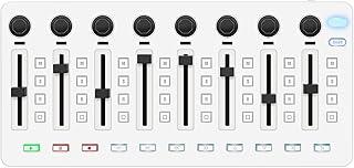 M-VAVE SMC-Mixer, Controlador MIDI Sem Fio, Console de Mistura, Conexão BT, Controlador USB, 8 Botões de Pressão, 43 Botões de Controle para a maioria dos instrumentos eletroacústicos