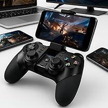 Controle Gamer Premium Bluetooth, Recarregável, Com Suporte Para Celular, Compatível Android, iOS, PC, TV, Função Turbo, Marca VARENZIA