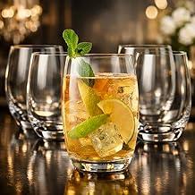 Jogo com 6 Copos de Vidro Havanna 475ml Design Elegante e Resistente Ideal para Suco Água Refrigerante Drinks Café Transparente para Cozinha Bar e Restaurante