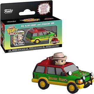 Candide, Boneco, Bitty POP! Rides Dr. Alan Grant e Jurassic SUV, Jurassic Park - 2,3 e 3,3 cm