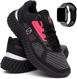 Kit Tênis Feminino Leve + Relógio Digital — Conforto, Estilo & Praticidade para Academia e Caminhada