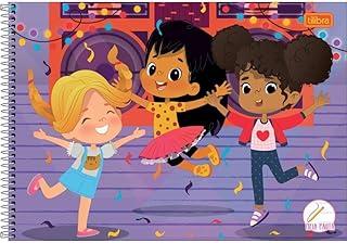 Caderno Desenho Univ Capa Dura Sapeca Meia Pauta 40F Esp Fem Pct Com 04 110172