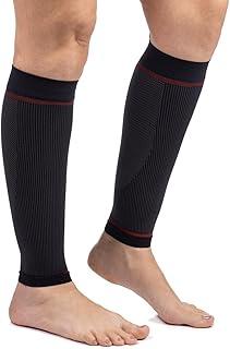 Vollo Calf Sleeve de Compressão Preto para Exercício