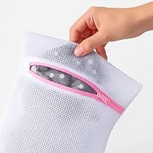 Saco para Lavar Roupa Delicada na Maquina Kit com 4 Unidades Saco de Lavar 50x70 cm- Resistente com Ziper - Protege e Aumenta a Vida Útil das Suas Peças.