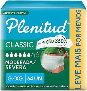 Plenitud Roupa Íntima Classic para Incontinência G/XG 2x32-64 Un