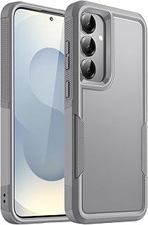 JETech Capa para Samsung Galaxy S25+ / S25 Plus 5G, Proteção de Camada Dupla Resistente, Case Capinha Estojo de Telefone à Prova de Choque Robusta Resistente com Design Fosco (Sombra Prata)