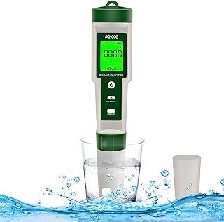 Medidor de pH para água, caneta de teste de pH digital 10 em 1, luz traseira, resolução ATC ± 0,01 alta precisão PH/TDS/sal/SG/ORP/EC/hidrogênio/resistividade/temperatura/nutriente para aquário