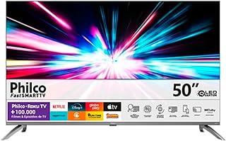 TV Smart Philco P50CRA QLED 4k 50" Roku HDR10 Dolby Audio 4 HDMI