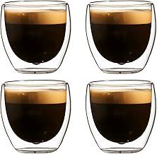Copo Duo Vidro 250ml Parede Dupla para Chá Café Expresso Sucos Capuccino Dolce Gusto Elegante (4)