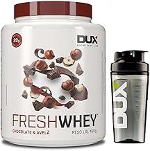 Combo Fresh Whey Dux 450g - Sabor Chocolate Belga com Avelã + Coqueteleira oficial
