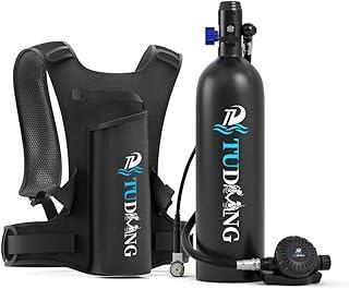 TUDIVING-2L tanque de mergulho subaquático com 25-30 minutos de respiração, cilindro de mergulho portátil, conjunto de mergulho para mergulho