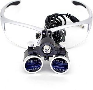 Óculos Lupa Cirúrgica 3,5x Com Led para Médico Cirurgião Odontólogo 639-GY- Lorben