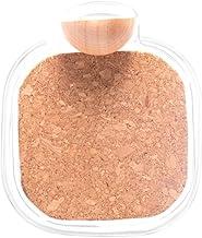 LYOR Porta Mantimento Quadrado de Vidro com Tampa de Rolha e Colher de Bambu 650ml