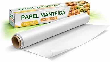 Papel Manteiga Antiaderente 10m x 30cm Rolo Culinário para Forno, Micro-ondas e Air Fryer, Resistente ao Calor, Não Gruda, Ideal para Cozinha Profissional e Doméstica (1)