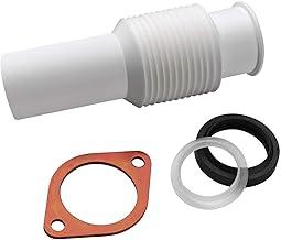 InSinkErator Tubo de descarga flexível FDT-OO, retrata e se estende de 15 a 25 cm, branco e preto