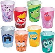 Kit 8 Copos Decorados com Emoções Divertidamente 320 ml Plasútil