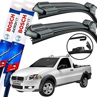 Palheta Par Limpador Dianteiro Parabrisa Original Bosch FI-AT STRADA/SIENA 2002 À 2015