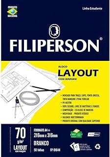 Bloco Tecnico Com Margem Lay-Out A-4 63G.50Fls.Branco Pacote Com 05-449