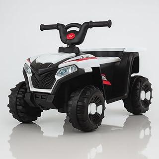 Mini Quadriciclo Elétrico Infantil Bateria 6v com Luz e Som Música (Branco)