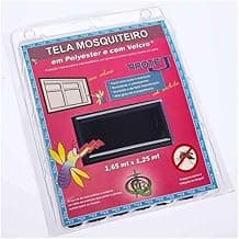 Tela Mosquiteiro Com Velcro Protej Preta
