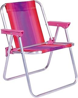 Mor - Cadeira Infantil Alta Alumínio Rosa