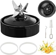 Lâmina de Substituição do Liquidificador, Parte do Liquidificador de 7 Aletas,Acessórios para Espremedor,Para Nutri Ninja e Ninja Blenders,ParaAuto iQ BL480,BL482,BL642,BL682,NN102,Etc