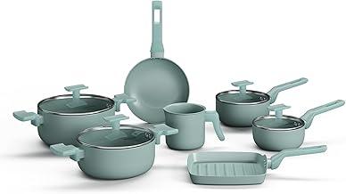 Mimo Style Conjunto de 7 Sartin Cook Aquamint, Compativel com Fogão a Gás