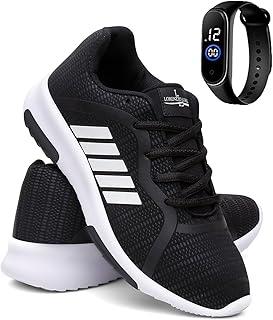 Tenis Masculino Esporte Caminhada + Relogio Digital