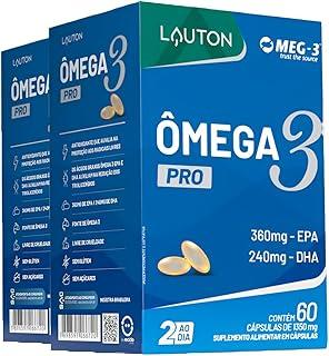 Omega 3, Lauton, Epa/Dha 60 Cápsulas, 2 Unidades