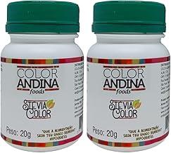 Adoçante Stévia Color Andina 20g-2 potes