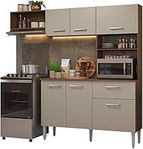 Armário de Cozinha Compacta 196cm Rustic/crema Aura Madesa