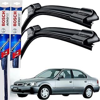 Palheta Limpador Parabrisa Bosch Aerofit Par de Palheta Limpadora Dianteiro Original Civic 1991 á→2000
