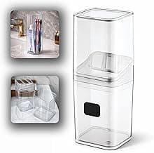 Porta Escova de Dente com Tampa Slim Transparente – Estojo Protetor Higiênico para Banheiro e Viagem – Case Plástico Translúcido Compacto com 10% de desconto por R$ 23,39 na amazon