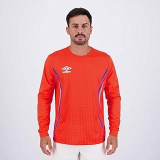 Camisa Umbro Goleiro Portiere Manga Longa Laranja