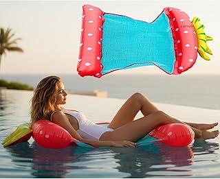Boia Flutuante, Boia Inflável Para Piscina, Cama Flutuante Grande 150x70cm, Com Design Inovador - Verão