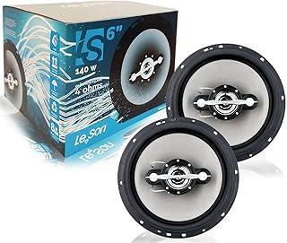 O par Alto Falante leson 140 W 6 Polegadas Quadriaxial som automotivo