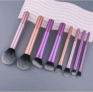 Kit de Pincéis de Maquiagem Portátil Conjunto Viagens Trabalho e Uso Diário Cerdas Macias para Dia das Mães e Aniversários Carnaval e Festas Cerdas (8 Pincéis) com 20.84% de desconto por R$ 23,74 na amazon
