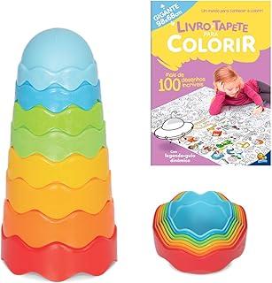 Brinquedo para Bebês 6 meses Torre de Empilhar Didático