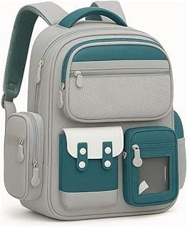 Mochila Escolar Infantil Masculina Impermeável 45cm – Leve, Ergonômica, Resistente, com Vários Compartimentos e Faixa Refletiva para Meninos e Meninas com 15.39% de desconto por R$ 109,97 na amazon