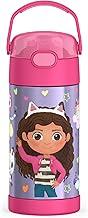Garrafa térmica Thermos Funtainer com canudo, 354 ml, Gabby’s Dollhouse