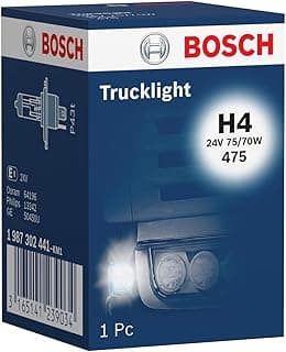 Bosch Lâmpada de Farol H4 Bosch Truck Light para Caminhões e Ônibus - 24V 75/70W Halógena