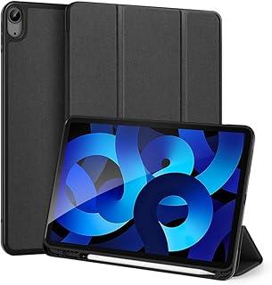 Capa Anti Impacto Dux Ducis Modelo Domo Compatível com iPad Air 4 5 6 (M2/M3) 11 Pol com Suporte e Porta Pencil - Preto