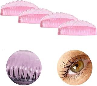 Conjunto de Almofadas de Silicone para Lifting de Cílios – 4 Pares (Tamanhos S, M, L, XL) – Modelo Atualizado com Frisos