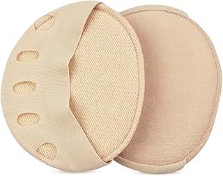 Almofadas metatarsais, Cinco dedos dos pés adeques para mulheres saltos altos meia palmilhas calos Calos pé dor cuidado absorve shock meias toe pad insertos (Color : 1Pair Beige)