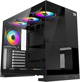 Gabinete Gamer Redragon Eternal Preto Sem Fans CA-612B